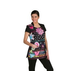 BATA MODELO 51605128 TALLA 2XL BLANCA : Color - Negro