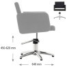 SILLON VENUS : Color - Blanco
