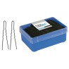 CAJA 400 HORQ.INVISIBLES EUROSTIL 55 MM : Color - Negro