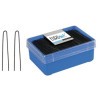 CAJA 400 HORQUILLAS MOÑO EUROSTIL 65 MM : Color - Negro