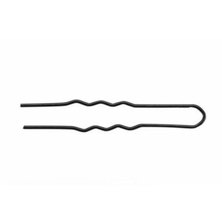 CAJA 500 HORQ.INVISIBLES EUROSTIL 40 MM : Color - Negro