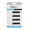 CARTON 24 CLIPS OND. 50 MM : Color - Negro