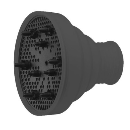 DIFUSOR PLEGABLE SILICONA : Color - Negro