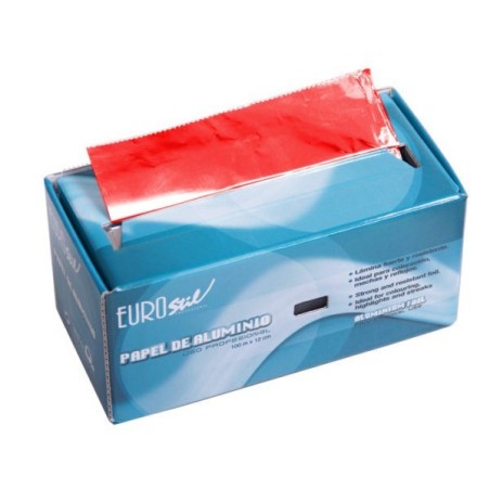ROLLO PAPEL ALUMINIO 100 M. : Color - Rojo