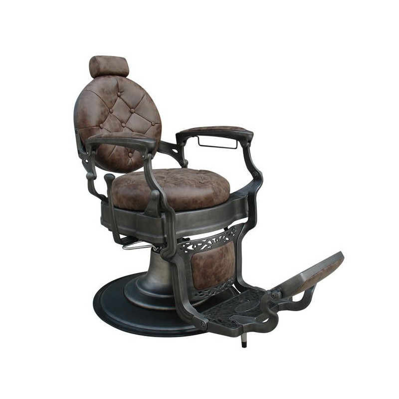 CADEIRA DE BARBEIRO STAFFORD MARROM