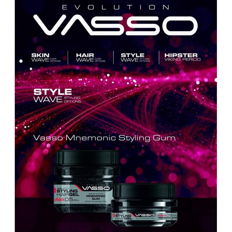 VASSO MNEMONIC STYLING GOMA THE ROCK STYLING: Volume - 500 ml