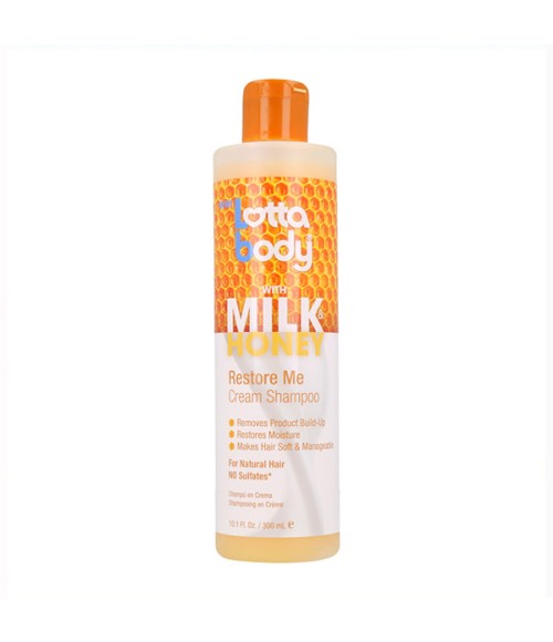 Lottabody Milk & Honey Cream Xampú 300 ml (Restore Em)