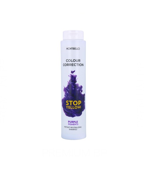 Montibello Colour Correction Stop Yellow Xampú 300 ml (Neutralitzador+Pigment Lila)