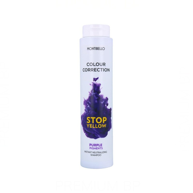Montibello Colour Correction Stop Yellow Xampú 300 ml (Neutralitzador+Pigment Lila)