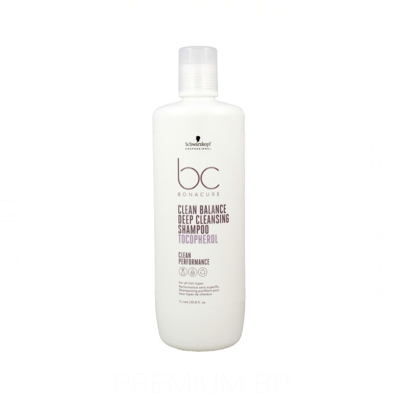 Schwarzkopf  Bonacure Clean Balance Champú Tocopherol 1000 ml