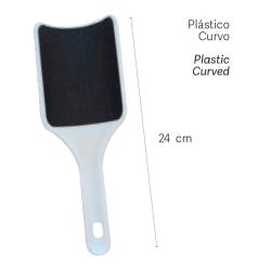 RASPACALLOS PEDIKÜRE PLASTIK GEBOGEN