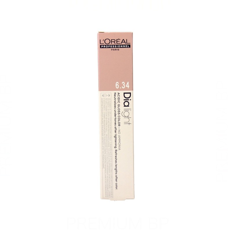 Loreal Dia Light Tinte Sin Amoníaco 50 ml Color 6.34
