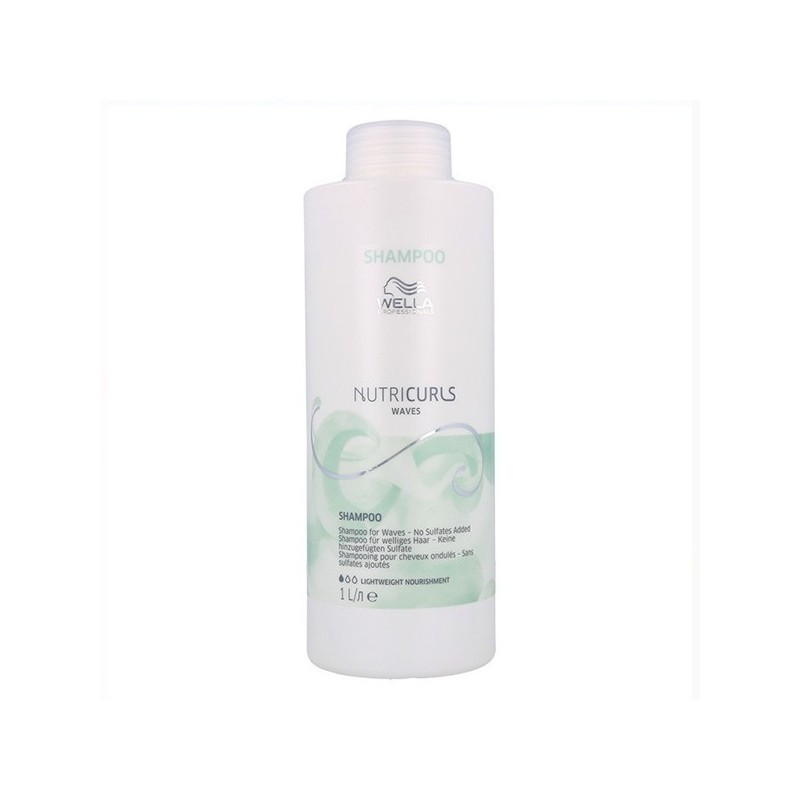 Wella Nutricurls Waves Champú 1000 ml (Ondas)