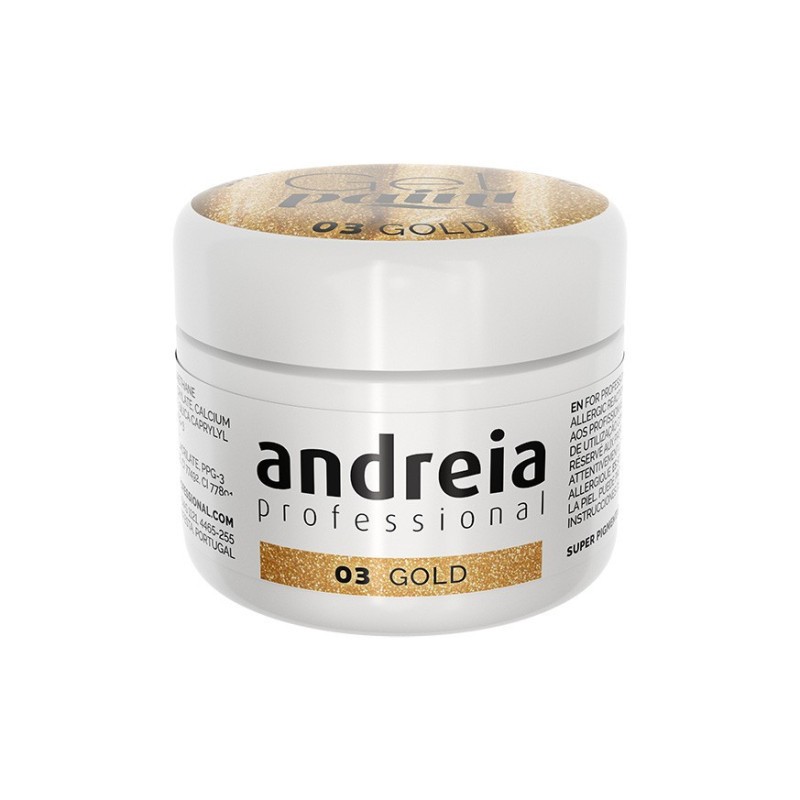 Andreia Gel Paint Gold 03 4 ml