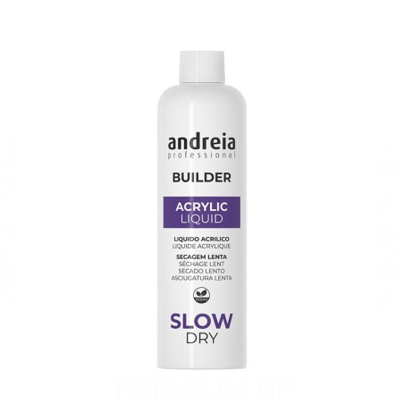 Andreia Professional Builder Acrylic Liquid Slow Dry Liquido Acrílico Secado Lento 250 ml