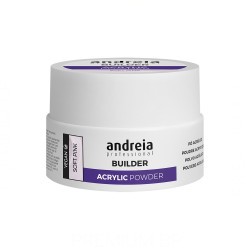 Andreia Professional Builder Acrylic Powder Polvos Acrílicos Soft Pink 20 g