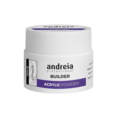 Andreia Professional Builder Acrylic Powder Polvos Acrílicos Soft White 35 g