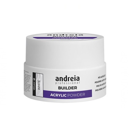 Andreia Professional Builder Acrylic Powder Pols Acrílics White 20 g