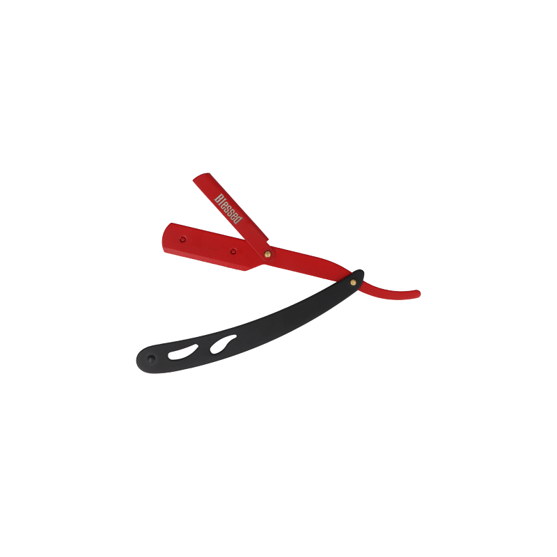 COUTEAU PAPILLON BÉNI MANCHE MÉTAL ROUGE