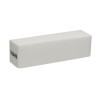 LIMA BLOCCO 4 LATI 120 GRIT 25X25X97MM BIANCO