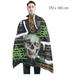 CAPA DE COLAR DE NEOPRENE DE CRÂNIO VERDE