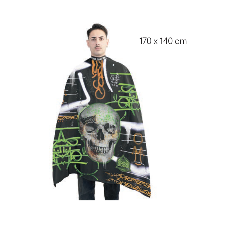 CAPA CON CUELLO DE NEOPRENO GREEN SKULL