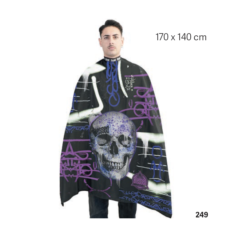 CAPA DE NEOPRENE DE CRÂNIO ROXA COM PESCOÇO