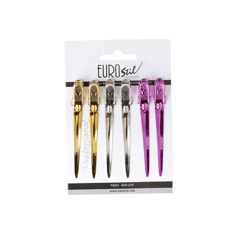 CARTÃO 6 PINÇAS CURVAS COLORIDAS