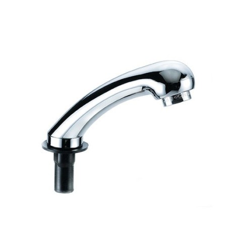 Dusche mit Kopfstütze.