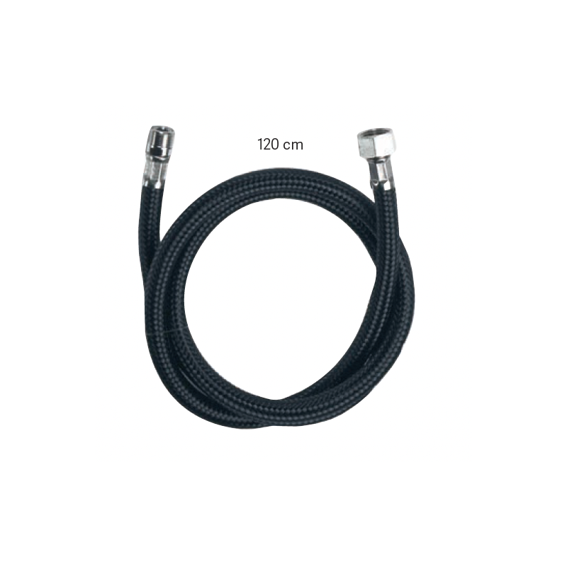 TUBE DE DOUCHE FLEXIBLE EN NYLON 120CM LAVAGE DE TÊTE