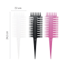 KAMM FÜR STRÄHNE IN FUCHSIA, SCHWARZ UND WEISS