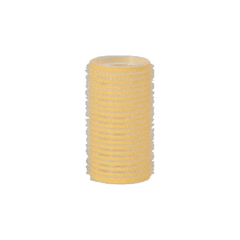 BLISTER 5 ROULEAUX VELCRO JAUNES