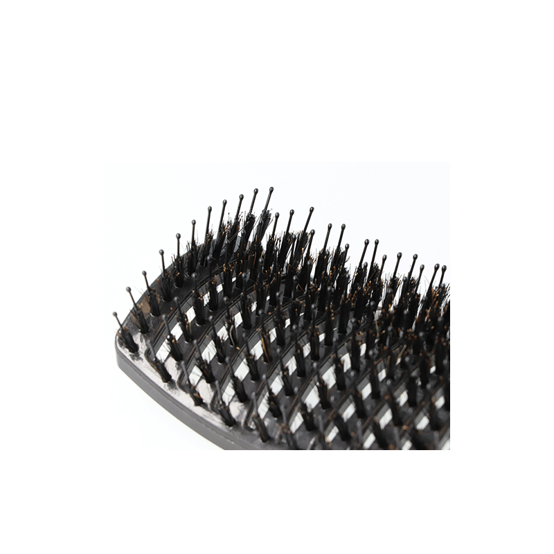 ESCOVA DE VENTILAÇÃO DE NYLON PRETA CURVADA DUPLA