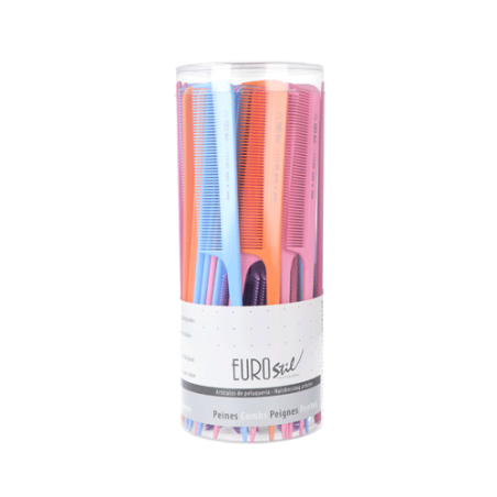 POT DE 60 PEIGNES COULEURS MOD.114