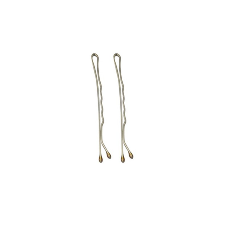 BLISTER 24 CLIPS CORTOS BRONCE
