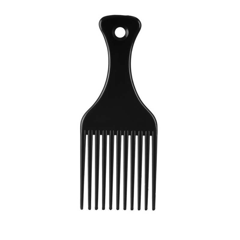 PETTINE DISTRICANTE AFRO, NERO 11 PUNTE, MEDIO