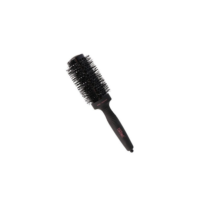 BROSSE THERMIQUE IONIQUE AVEC MANCHE EN CAOUTCHOUC 45 MM