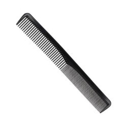 PEIGNE DE COUPE BARBIER 17,5 CM NOIR