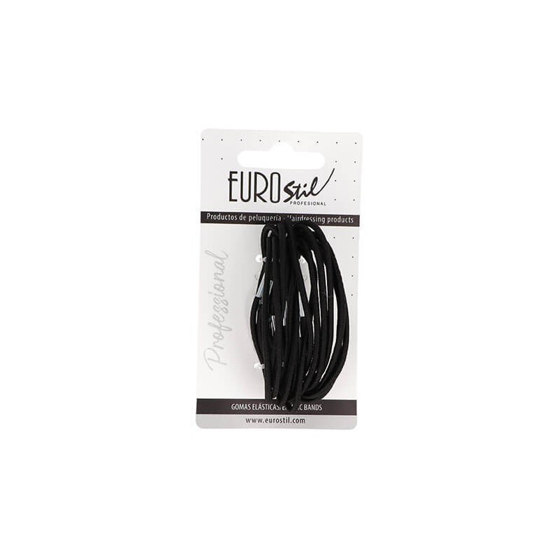 CARTON 15 GOMAS FINAS COLOR NEGRO