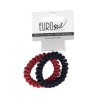 PACK 2 SPIRALGUMMIS UMMANTELT BLAU UND ROT