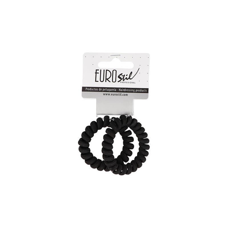 PACK 2 SPIRALGUMMIS UMMANTELT SCHWARZ