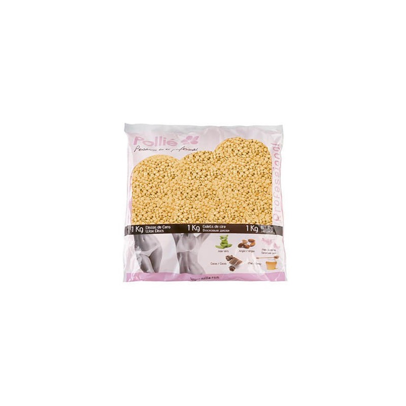 TASCHE 1KG WACHS PERLEN HONIG