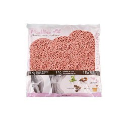 SACO DE 1KG PÉROLAS DE CERA ROSA PELE SENSÍVEL