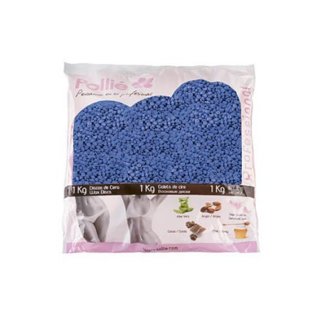BORSA 1KG PERLES CERA AZULENO