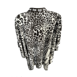CAPA AMB COLL DE NEOPRÈ BLACK LEOPARD