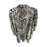 SCHICHT MIT NEOPREN-KRAGEN BLACK LEOPARD