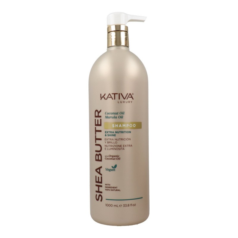 Kativa Shea Butter Coconut Marula Oil Xampú 1000 ml