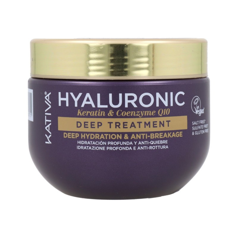 Kativa Hyaluronic Keratin Coenzyme Q10 Deep Tratamiento 300 ml