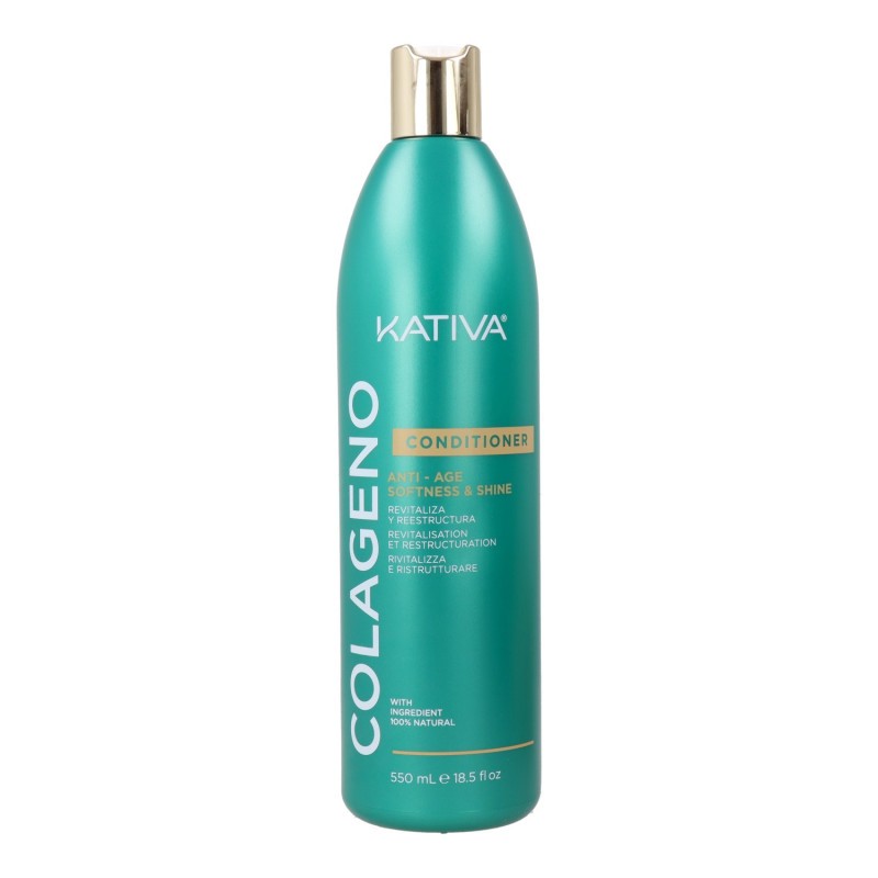 Kativa Colageno Anti Age Condicionador Softness & Shine 550 ml