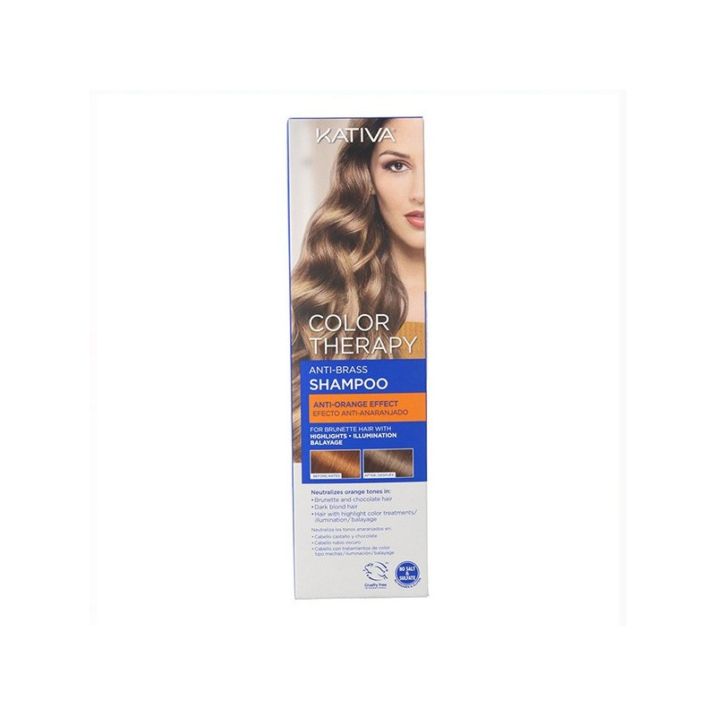 Kativa Color Therapy Azul-Violeta Acondicionador 250 ml (Anti-Yellow)